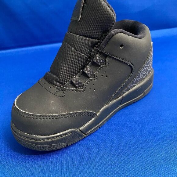 Jordan Flight Origin 2 BLACK Basketball Shoes for Toddler-Baby - Picture 10 of 16